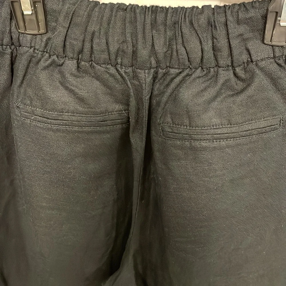 Gap High Rise wide split cropped leg linen pants size 2 - Picture 5 of 12